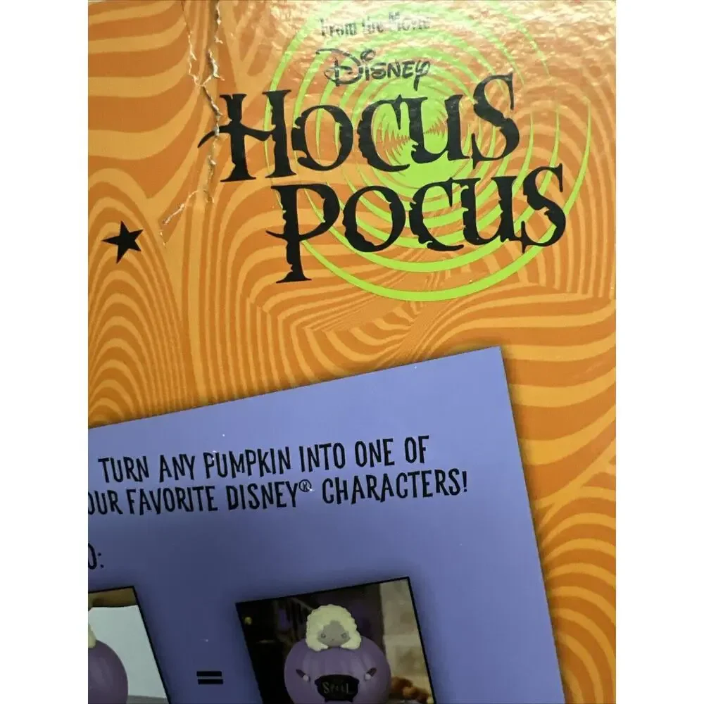 Disney Hocus Pocus Sarah Sanderson Pumpkin Decorating Kit Halloween Fall NIB